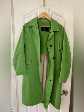 Burberry Apple Green Raincoat 🍏